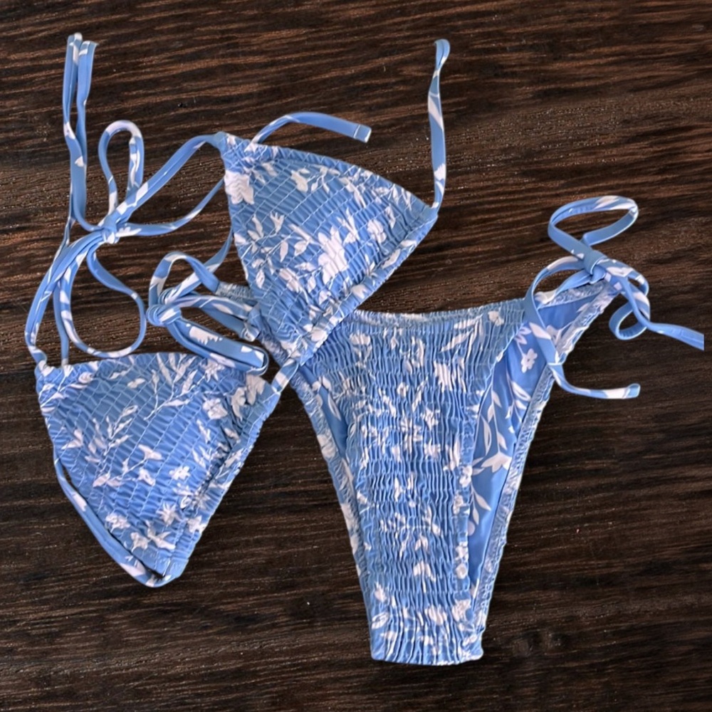 VOLAFA Women's Triangle Bikini Set